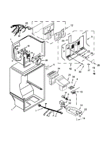 Liner Parts parts for Ikea Top-Mount Refrigerator IK4TXWFDW00 from AppliancePartsPros.com