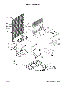 Unit Parts parts for Ikea Top-Mount Refrigerator IK4TXWFDW01 from AppliancePartsPros.com