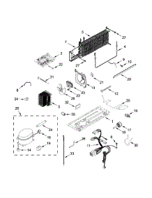 Unit Parts parts for Ikea Top-Mount Refrigerator IK8FXNGFDM00 from AppliancePartsPros.com