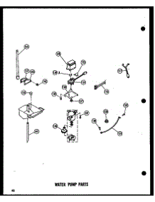 Water Pump Parts parts for Amana Water & Ice System IM5-H-P60119-1W from AppliancePartsPros.com