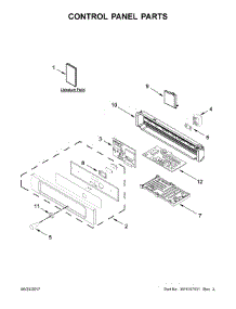 Control Panel Parts parts for Ikea Built-In Microwave IMBS104GSS00 from AppliancePartsPros.com