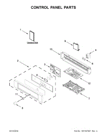 Control Panel Parts parts for Ikea Built-In Microwave IMBS104GSS01 from AppliancePartsPros.com