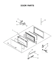Door Parts parts for Ikea Built-In Microwave IMBS104GSS02 from AppliancePartsPros.com
