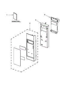 Control Panel Parts parts for Ikea Microwave/Hood Combo IMH15XVQ6 from AppliancePartsPros.com