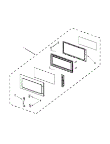 Door Parts parts for Ikea Microwave/Hood Combo IMH172DS0 from AppliancePartsPros.com