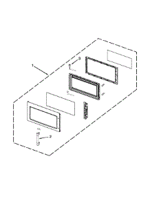 Door Parts parts for Ikea Microwave/Hood Combo IMH205DS0 from AppliancePartsPros.com