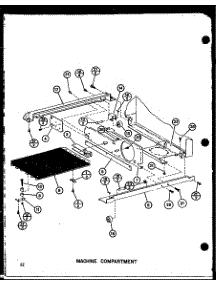 Machine Compartment parts for Amana Side-By-Side Refrigerator IMP2800A-P77314-1W from AppliancePartsPros.com