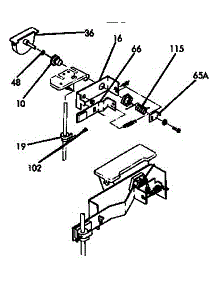 Detergent Cup Assembly parts for Thermador Dishwasher IP11 from AppliancePartsPros.com