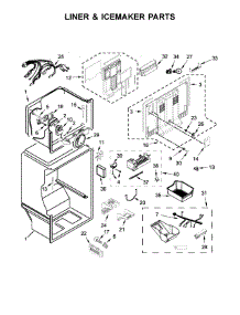 Liner & Icemaker Parts parts for Ikea Top-Mount Refrigerator IRT138FDM00 from AppliancePartsPros.com