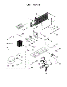 Unit Parts parts for Ikea Top-Mount Refrigerator IRT138FDM00 from AppliancePartsPros.com