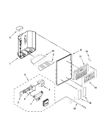 Dispenser Parts parts for Ikea Side-By-Side Refrigerator ISC21CNEDS00 from AppliancePartsPros.com