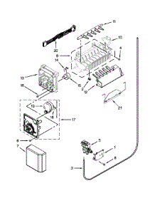 Icemaker Parts parts for Ikea Side-By-Side Refrigerator ISC21CNEDS00 from AppliancePartsPros.com