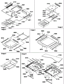 Shelving Assemblies parts for Amana Top-Mount Refrigerator ITC500VW-P1322505WW from AppliancePartsPros.com