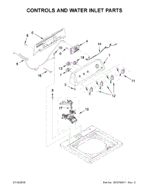 Controls And Water Inlet Parts parts for Inglis Washer ITW4771EW0 from AppliancePartsPros.com