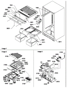 Interior Cabinet And Drain Block Assembly parts for Amana Top-Mount Refrigerator ITZ500VW-P1322504WW from AppliancePartsPros.com