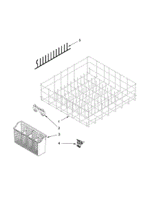 Lower Rack Parts parts for Ikea Dishwasher IUD3100BW4 from AppliancePartsPros.com