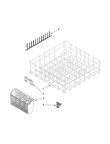 Lower Rack Parts parts for Ikea Dishwasher IUD3100BW5 from AppliancePartsPros.com