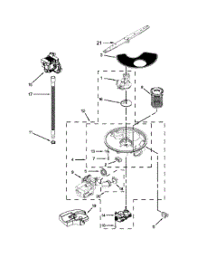 Pump And Motor Parts parts for Ikea Dishwasher IUD7500BS2 from AppliancePartsPros.com