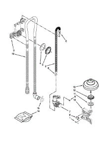 Fill, Drain And Overfill Parts parts for Ikea Dishwasher IUD8555DX2 from AppliancePartsPros.com