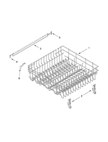 Upper Rack And Track Parts parts for Ikea Dishwasher IUD8555DX2 from AppliancePartsPros.com