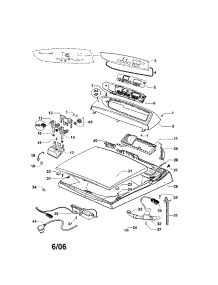 Top Deck And Electronics parts for  Washer IWL12-96154B from AppliancePartsPros.com