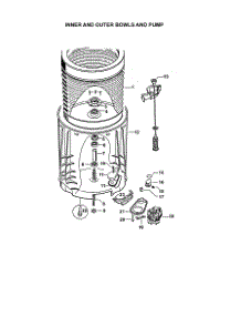 Bowls / Pump parts for  Washer IWL15-96192A from AppliancePartsPros.com