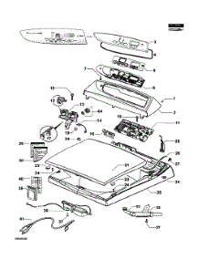 Top Assy parts for  Washer IWL16-96160B from AppliancePartsPros.com