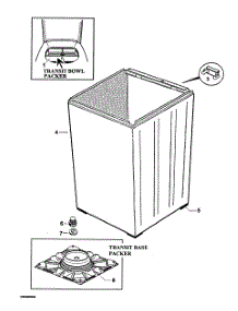 Cabinet Assy parts for  Washer IWL16-96160B from AppliancePartsPros.com