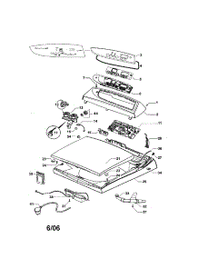Top Deck And Electronics parts for  Washer IWL16-96203A from AppliancePartsPros.com