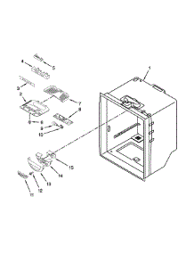 Refrigerator Liner Parts parts for Ikea Bottom-Mount Refrigerator IX3HHEXDSM00 from AppliancePartsPros.com