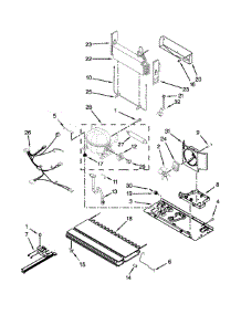 Unit Parts parts for Ikea Bottom-Mount Refrigerator IX3HHEXDSM00 from AppliancePartsPros.com