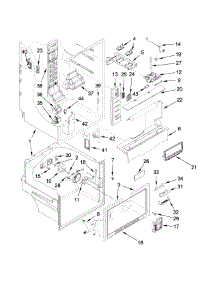 Liner Parts parts for Ikea Bottom-Mount Refrigerator IX5BBEXDS00 from AppliancePartsPros.com