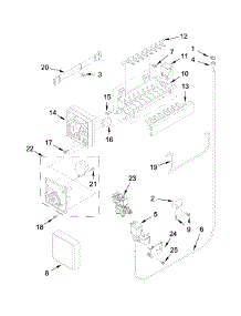 Icemaker Parts parts for Ikea Bottom-Mount Refrigerator IX5BBEXDS00 from AppliancePartsPros.com