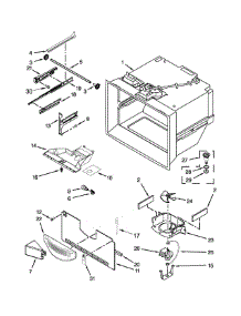 Freezer Liner Parts parts for Ikea Bottom-Mount Refrigerator IX6HHEXDSM00 from AppliancePartsPros.com