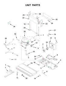 Unit Parts parts for Ikea Bottom-Mount Refrigerator IX6HHEXDSM03 from AppliancePartsPros.com