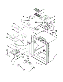 Refrigerator Liner Parts parts for Ikea Bottom-Mount Refrigerator IX7DDEXDSM00 from AppliancePartsPros.com