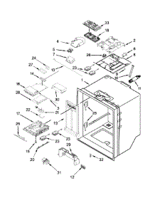 Refrigerator Liner Parts parts for Ikea Refrigerator IX7DDEXDSM02 from AppliancePartsPros.com