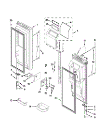 Refrigerator Door Parts parts for Ikea Refrigerator IX7DDEXDSM02 from AppliancePartsPros.com