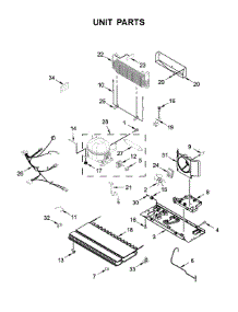Unit Parts parts for Ikea Bottom-Mount Refrigerator IX7DDEXGZ002 from AppliancePartsPros.com