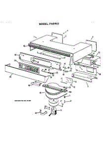 Range Hood parts for Ge Range/Microwave Combo J765*03 from AppliancePartsPros.com