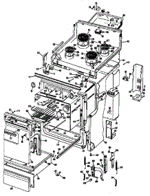 Range Assembly parts for Ge Electric Range J792*L1 from AppliancePartsPros.com