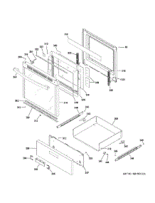 Door & Drawer Parts parts for Ge Electric Range JAS640RM2SS from AppliancePartsPros.com