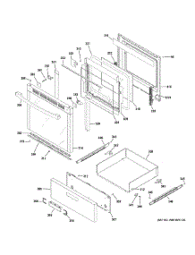 Door & Drawer Parts parts for Ge Electric Range JAS640RM4SS from AppliancePartsPros.com