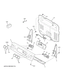 Conttrol Panel parts for Ge Electric Range JB735FP1DS from AppliancePartsPros.com