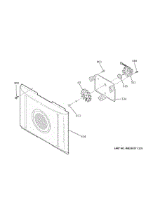 Convection Fan parts for Ge Electric Range JB735FP4DS from AppliancePartsPros.com