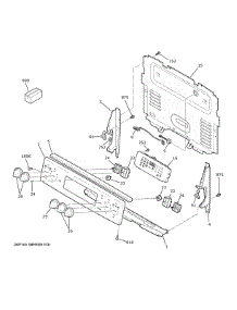 Control Panel parts for Ge Electric Range JB735SP3SS from AppliancePartsPros.com