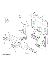 Control Panel parts for Ge Electric Range JB755EJ9ES from AppliancePartsPros.com