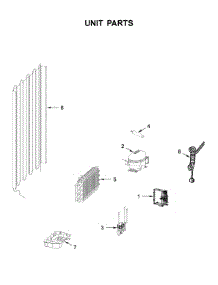 Unit Parts parts for Jenn-Air Bottom-Mount Refrigerator JBBFX24NHX00 from AppliancePartsPros.com