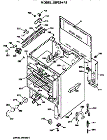 Main Body parts for Ge Electric Range JBP22*R1 from AppliancePartsPros.com