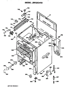 Main Body parts for Ge Electric Range JBP22G*R2 from AppliancePartsPros.com